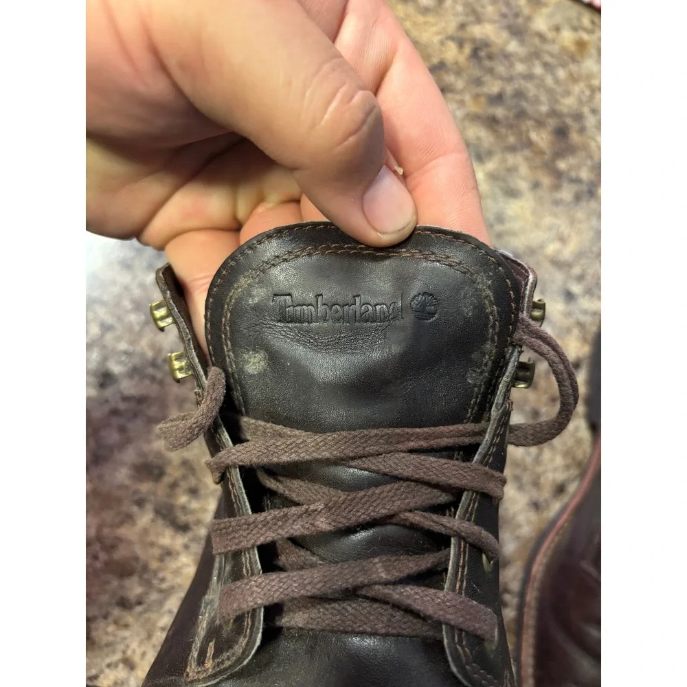 Timberland Larchmont II Waterproof Chukka Boots Mens 10 Brown Leather